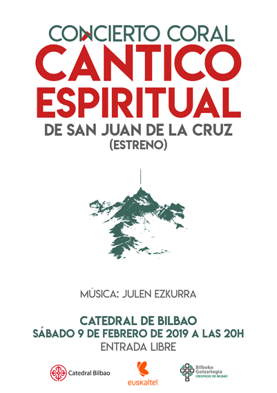Cartel Concierto coral Cántico Espiritual de San Juan de La Cruz
